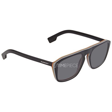 Burberry Grey Browline Men's Sunglasses BE4286 .